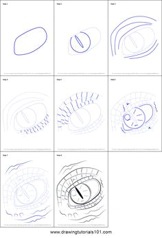 Dragon S Eye Drawing Tutorial How to Draw A Dragon Eye Drawingnow Fantasy Art Dragons