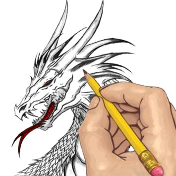 Dragons Playing Drawing Amazon Com How to Draw Dragons Appstore for android