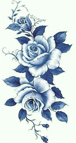 Draw A Blue Rose Pin by Elin Ali On Flowers Paintings In 2018 Blue Blue White