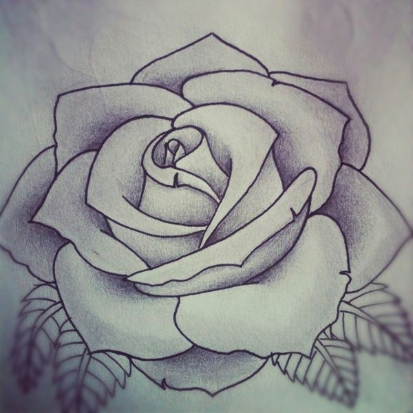Draw A Blue Rose Tatoo Art Rose Rose Tattoo Design by Alyx Wilson society6 Hand