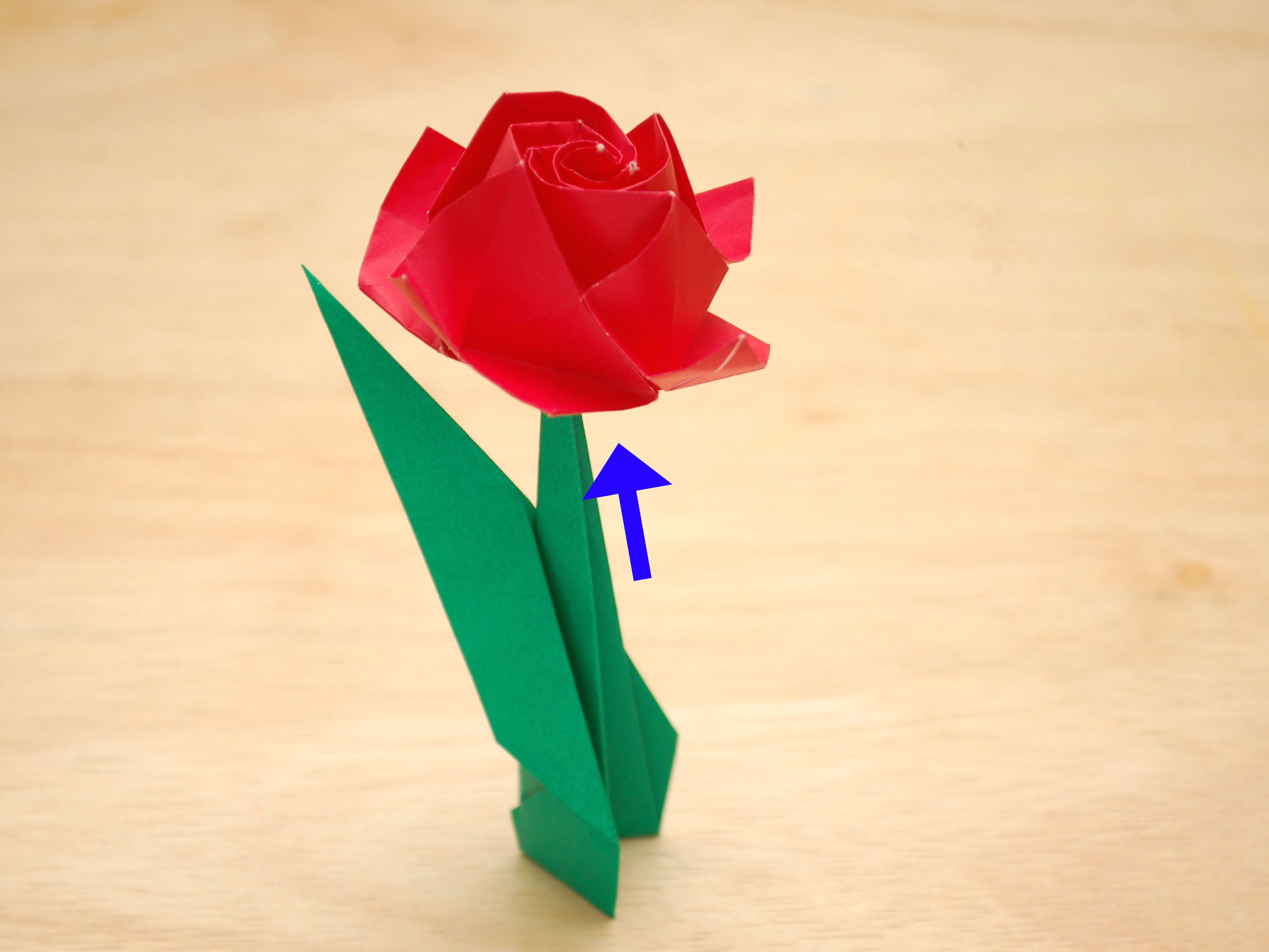 Draw A Paper Rose How to Fold A Paper Rose with Pictures Wikihow
