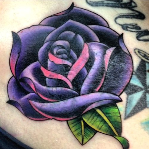 Draw A Purple Rose Purple Rose Tattoo Tumblr Art Tattoos Pinterest Purple Rose