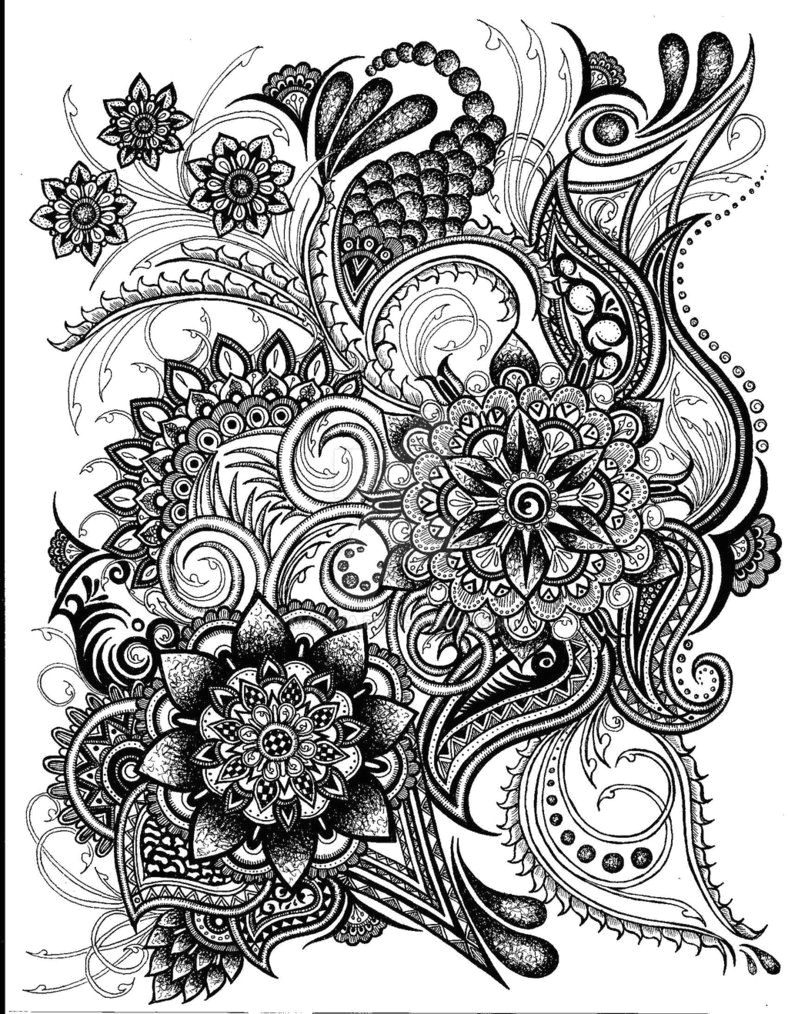 Draw A Rose and Colour It Freeform Drawing 1 by Mafidia On Deviantart Colour It Pinterest