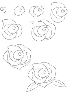 Draw A Rose Cartoon 75 Best How to Draw Roses Images Painting Tips Painting Tutorials
