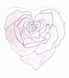 Draw A Rose Heart 31 Best Heart Shaped Rose Tattoo Images Heart Tattoos Hearts Key