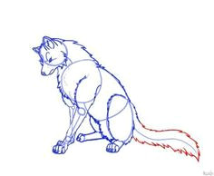 Draw A Sitting Wolf 61 Best Wolf Images Wolves Drawing Ideas Drawings