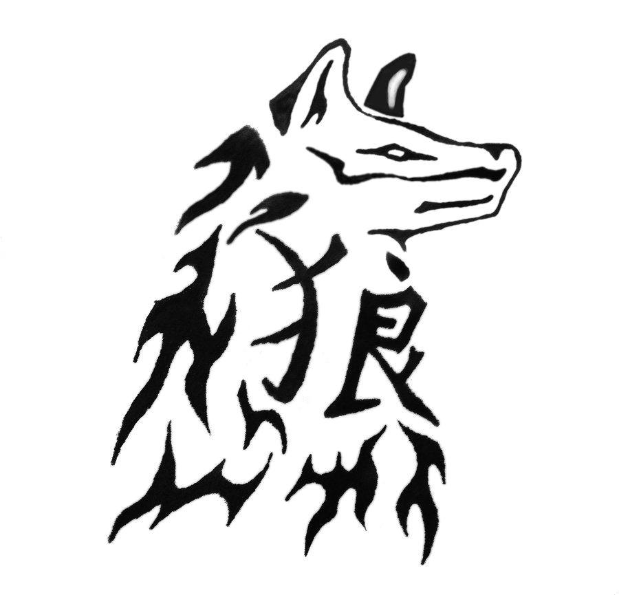 Draw A Tribal Wolf Chinese Tribal Wolf by Aeroblade88 On Deviantart Art Tribal Wolf