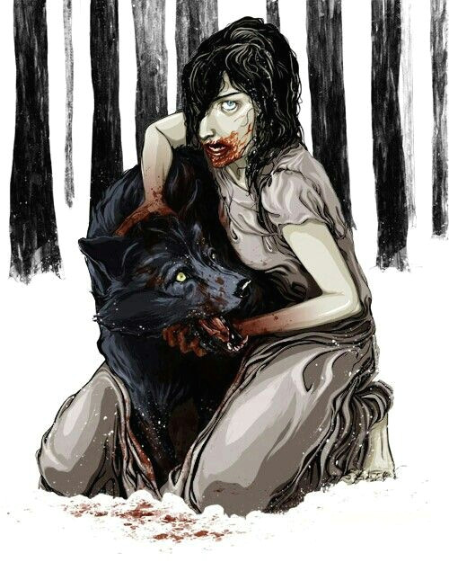 Draw Bloody Wolf Bloody Wolf Dark Art Weird Art Illustration Illustration Art
