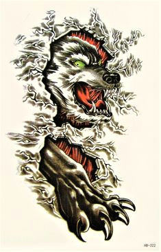 Draw Bloody Wolf Die 153 Besten Bilder Von Wolf Temporary Tattoos