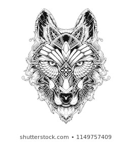 Draw Bloody Wolf Wolf Images Stock Photos Vectors Shutterstock