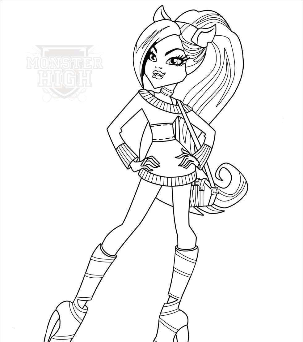 Draw Clawdeen Wolf Monster High Ausmalbilder Monster High Clawdeen Wolf Bild 32 Ausmalbilder Monster