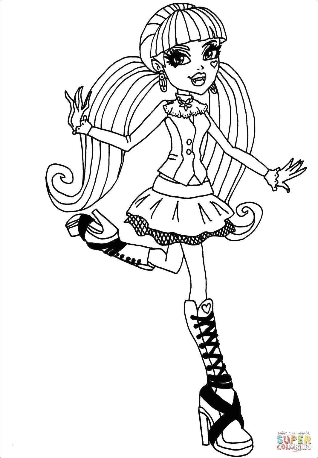 Draw Clawdeen Wolf Monster High Ausmalbilder Monster High Clawdeen Wolf Gemalde 40 Elegant Monster