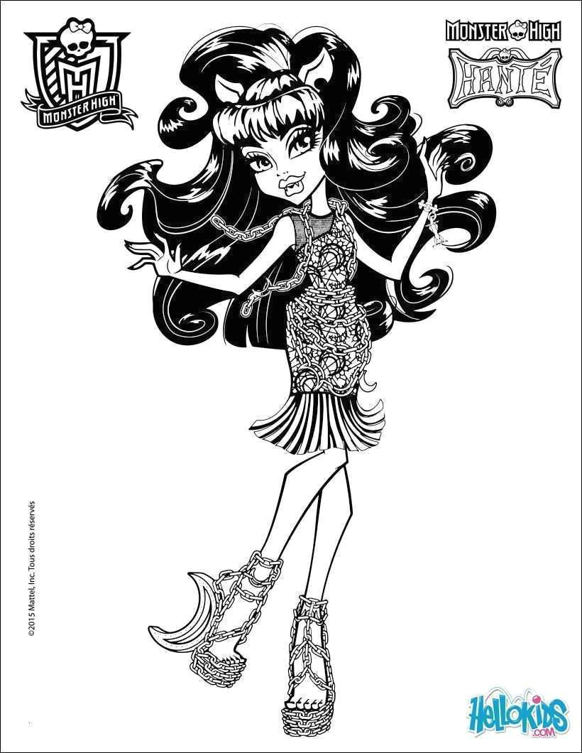 Draw Clawdeen Wolf Monster High Monster High Vorlagen Vorstellung 32 Ausmalbilder Monster High