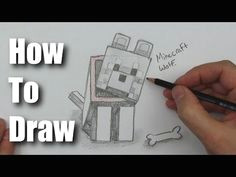 Draw Minecraft Wolf 10 Best Minecraft Images Minecraft Designs Minecraft Drawings