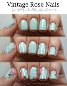 Draw Roses On Nails 161 Best Rose Nails Images Rose Nails Pink Nails Belle Nails