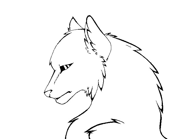 Draw Wolf Outline Outline Of Wolf Elita Mydearest Co