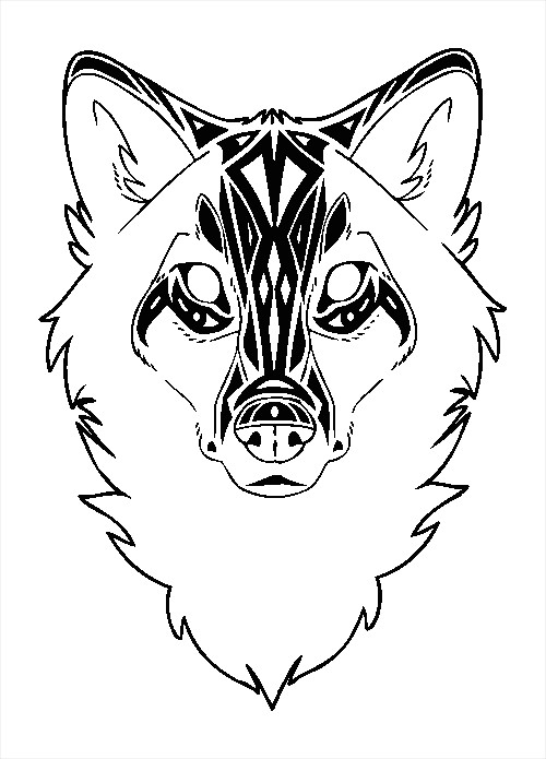 Draw Wolf Outline Pin by Irina Palichorova On Wolf totem Wolf totem Wolf Drawings