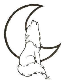 Draw Wolf Outline Wolf Outline to Be Zentangled Art Class In 2019 Wolf Tattoos