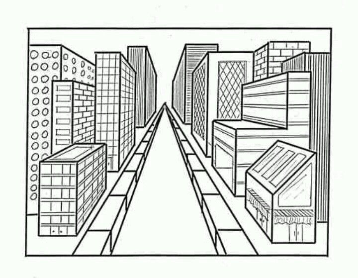 Drawing 1 Projects One Point School Point Perspective Perspective Art One Point