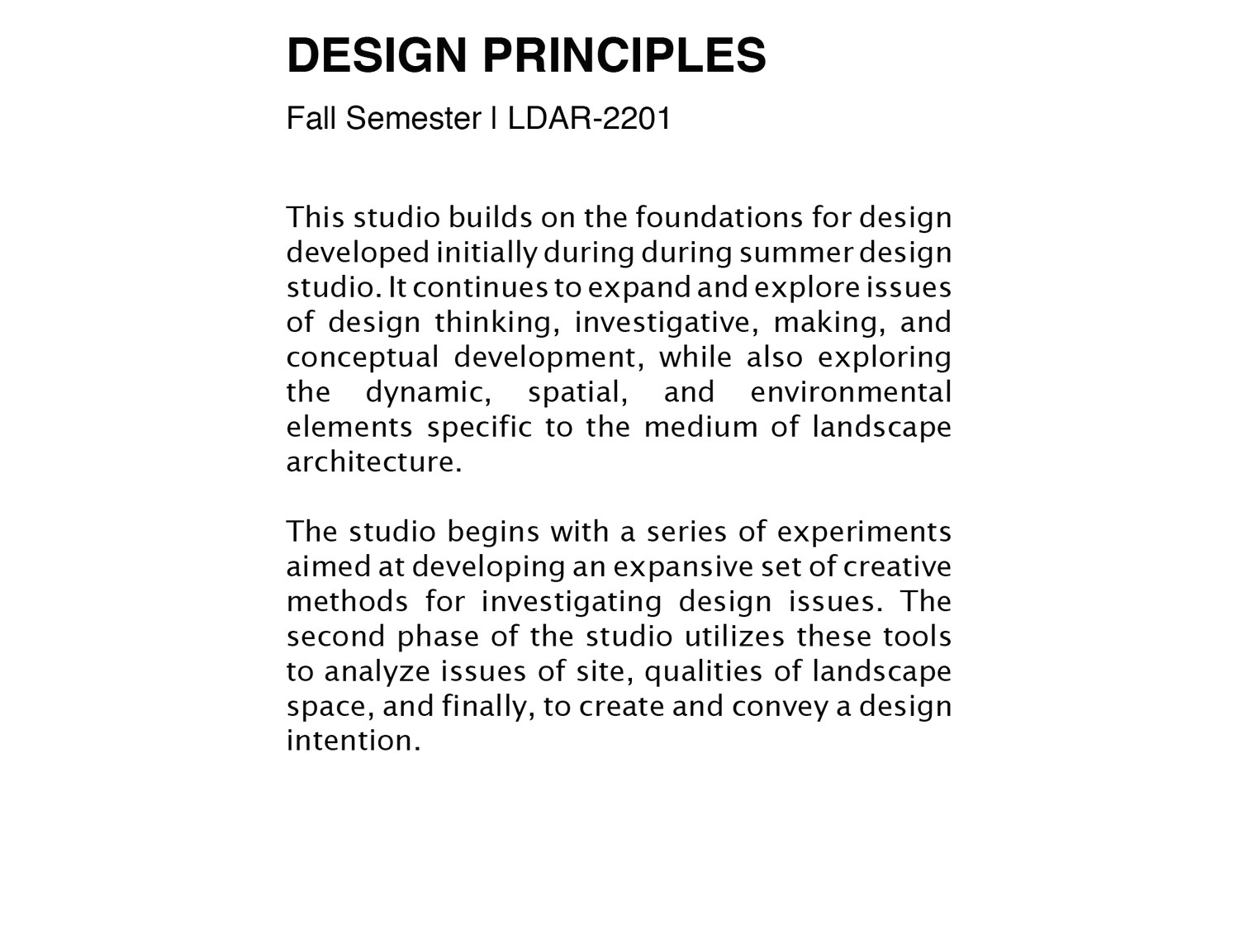 Drawing 1 Syllabus Risd Design Principles Risd Department Of Landscape Architecture
