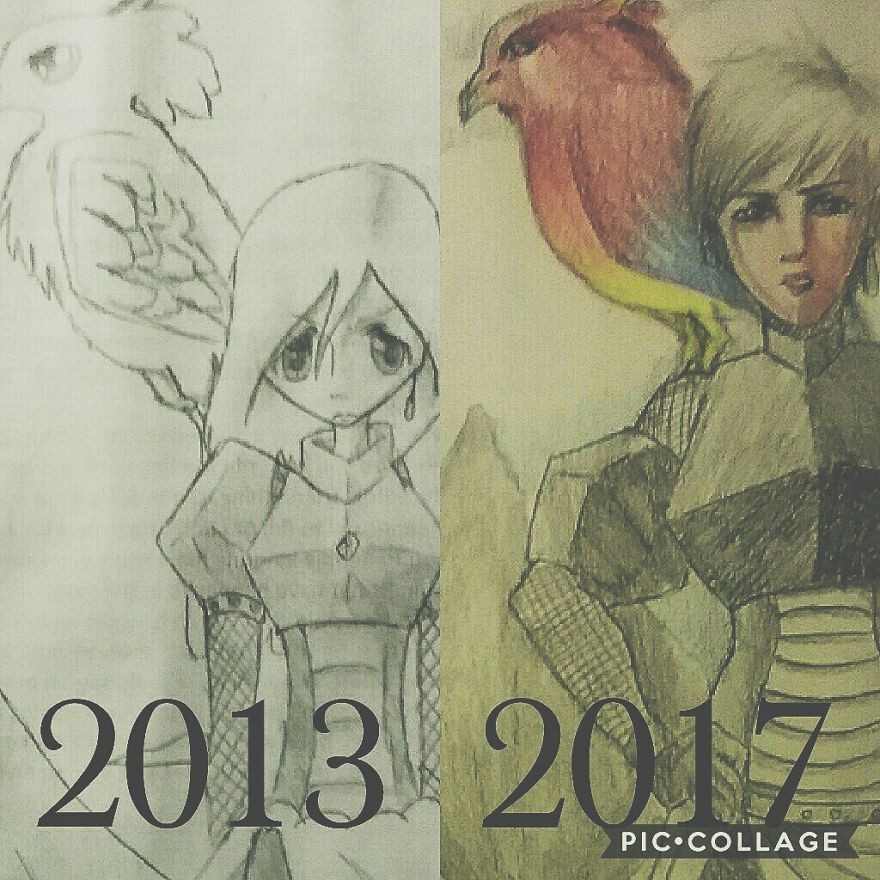 Drawing 1 Year Progress Draw This Again Challenge Shows that Practice Makes Perfect 237