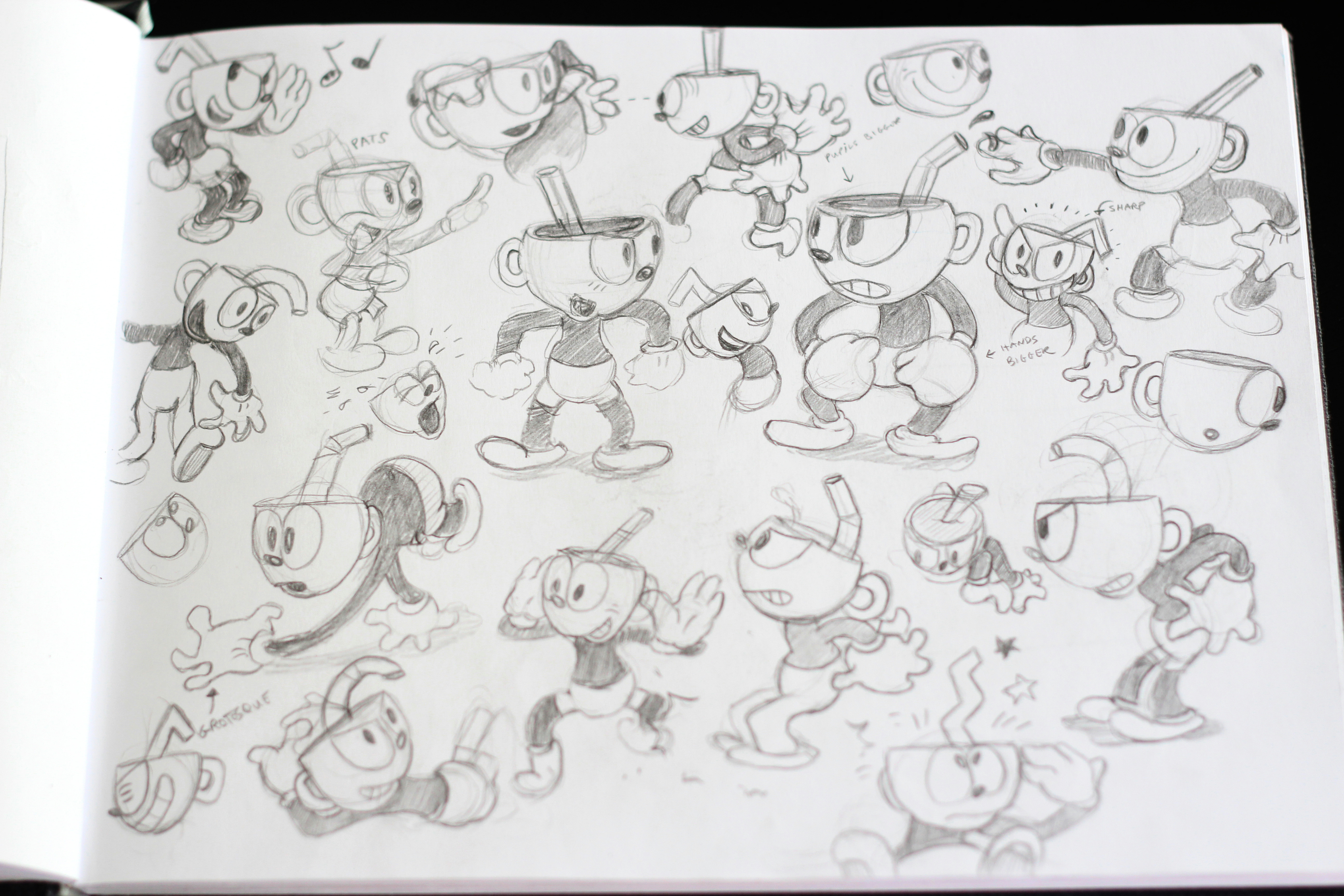 Drawing 1930s Cartoon Cuphead Creating A Game that Looks Like A 1930s Cartoon the Verge