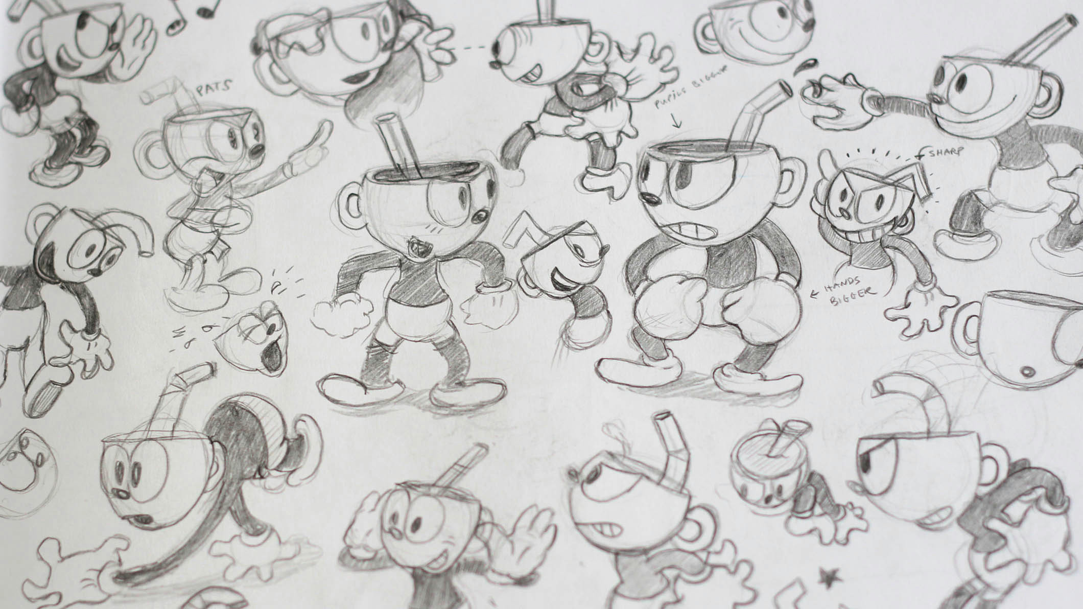 Drawing 1930s Cartoon Easy Funny Cartoon Drawings Cuphead Creating A Game that Looks Like