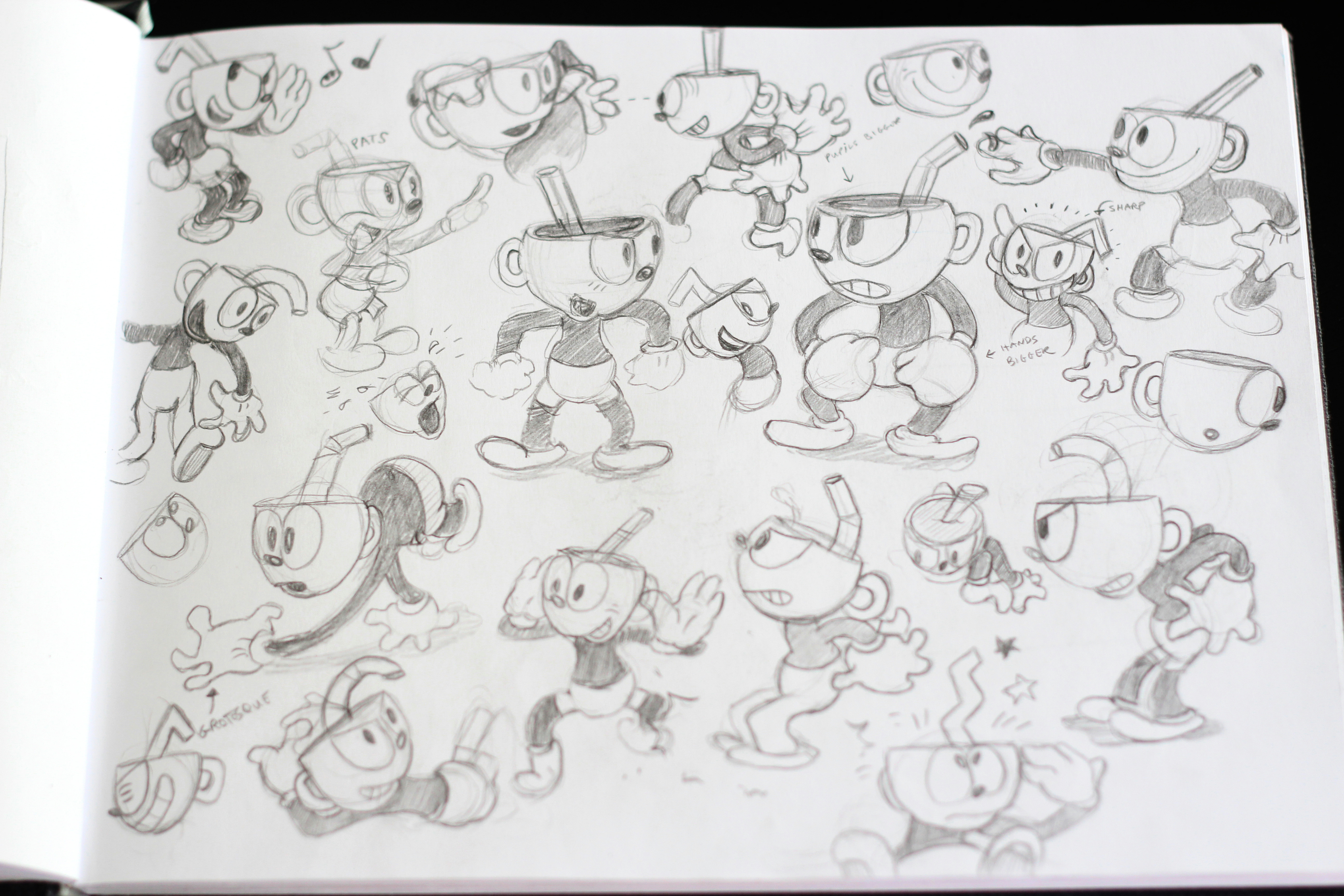 Drawing 1930s Cartoons Cuphead Creating A Game that Looks Like A 1930s Cartoon the Verge