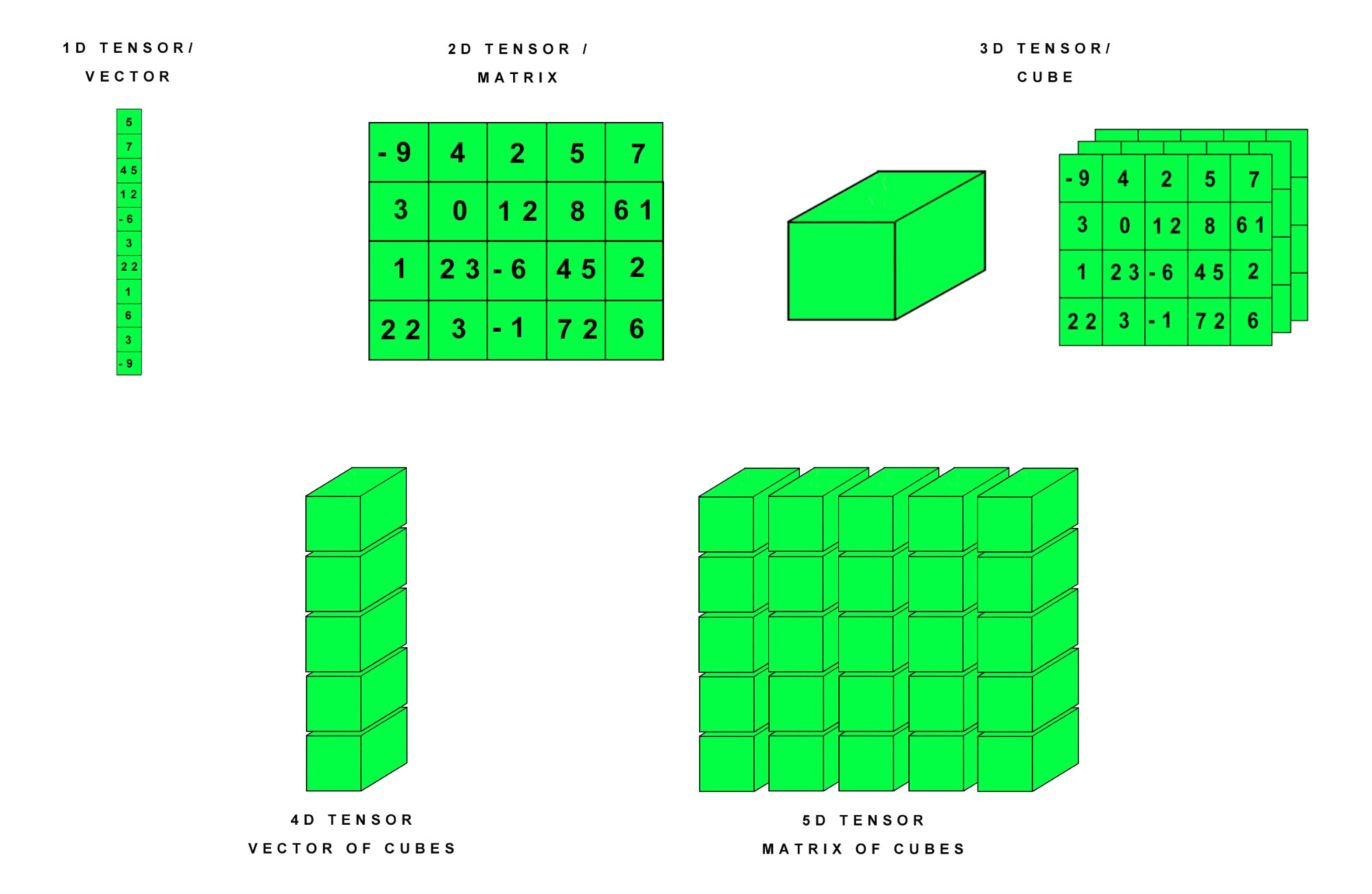 Drawing 2 Dimensional Shapes Learning Ai if You Suck at Math P4 Tensors Illustrated with Cats