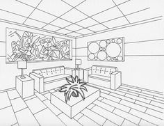 Drawing 2 Point Perspective Room 367 Best Perspective Images In 2019 Draw Paintings Drawing