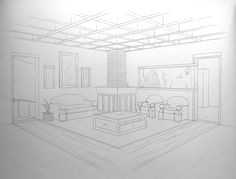 Drawing 2 Point Perspective Room 72 Best Two Point Perspective Images