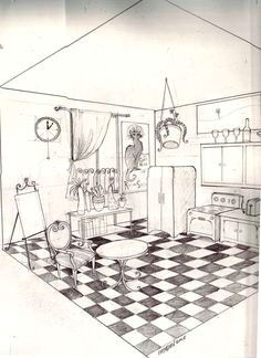 Drawing 2 Point Perspective Room 72 Best Two Point Perspective Images