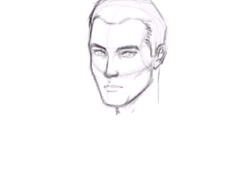 Drawing 3 4 Face How to Draw A Male Face Youtube