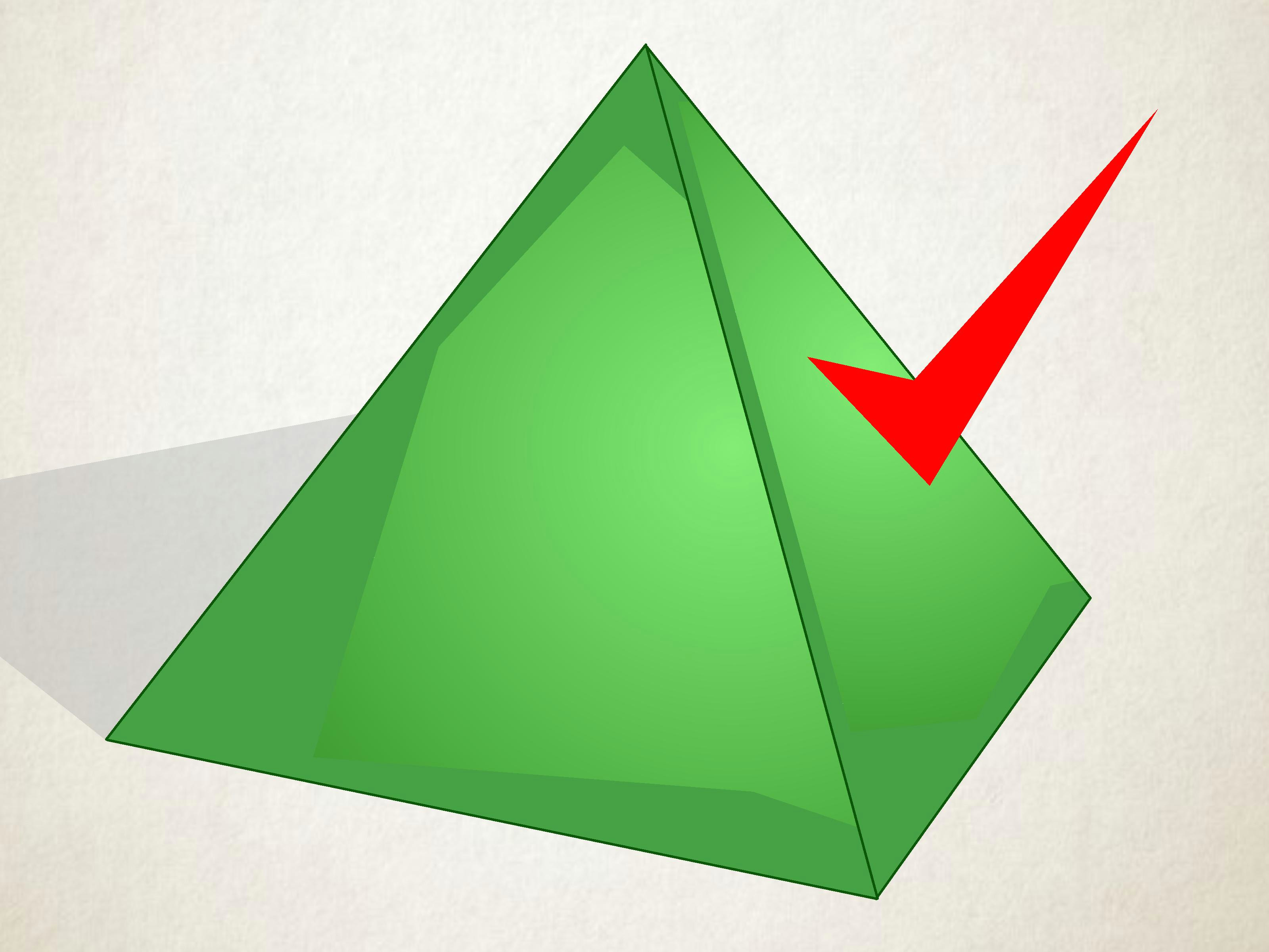 Drawing 3 D Shapes How to Draw Pyramids 7 Steps with Pictures Wikihow