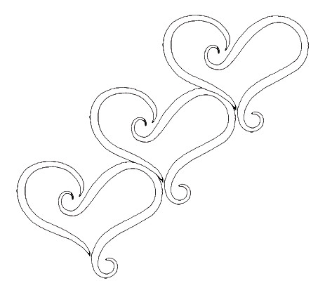 Drawing 3 Hearts Kaila 3 Hearts 1 I Want A Tattoo Tattoos Trible Tattoos