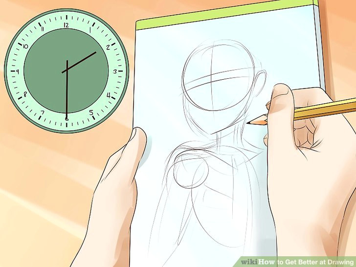 Drawing 3 Hours A Day 3 Ways to Get Better at Drawing Wikihow