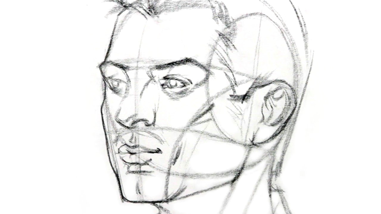 Drawing 3 Quarter View How to Draw the Head From Any Angle Youtube