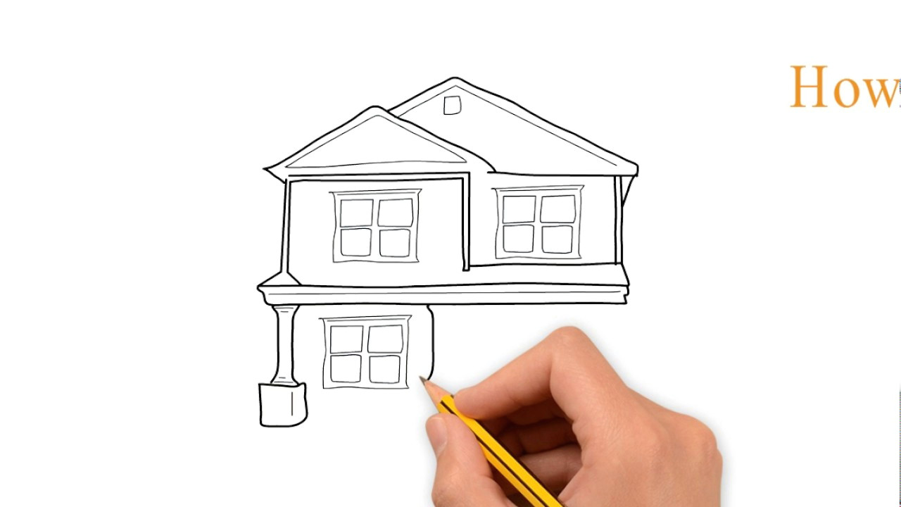 Drawing 3d Easy Step by Step How to Draw A House Step to Step for Beginer Easy to Draw Make Funny