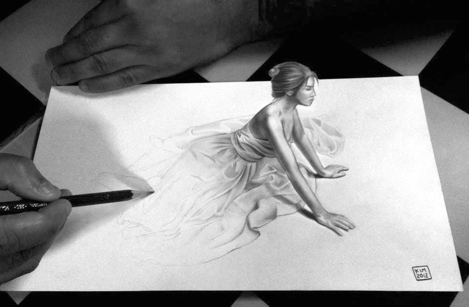 Drawing 3d Things Becoming who You are Life S Tile Draw Art Drawings 3d Pencil