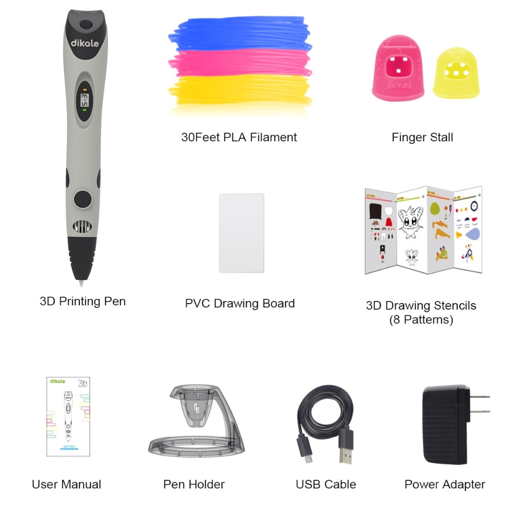 Drawing 4.0 Dikale 3d Printing Pen Drawing Pen Usb Charge Three D Printer Pencil