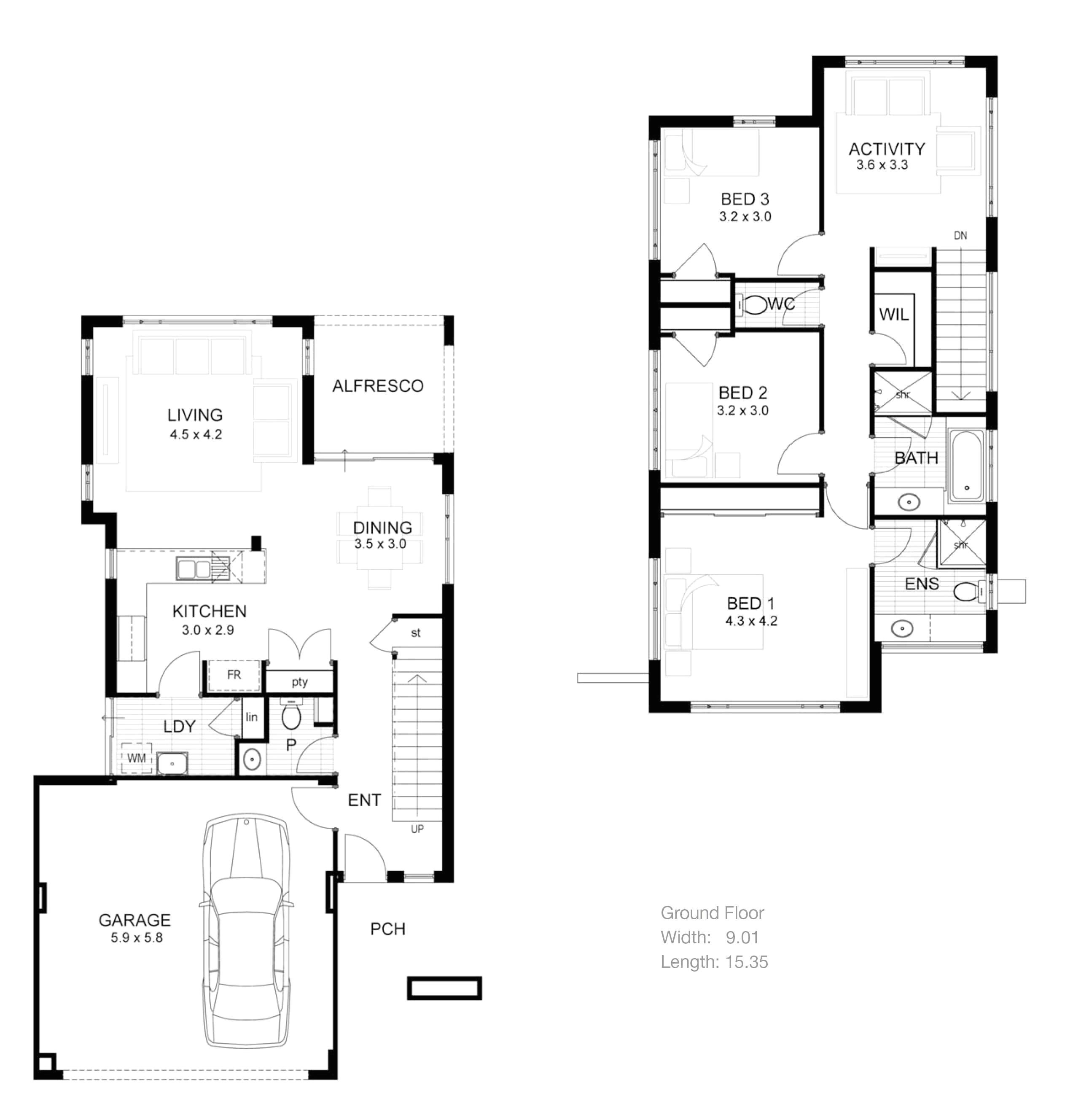Drawing 4 Bedroom House 30 Awesome 4 Bedroom House Plan Plan Floor Plan Design