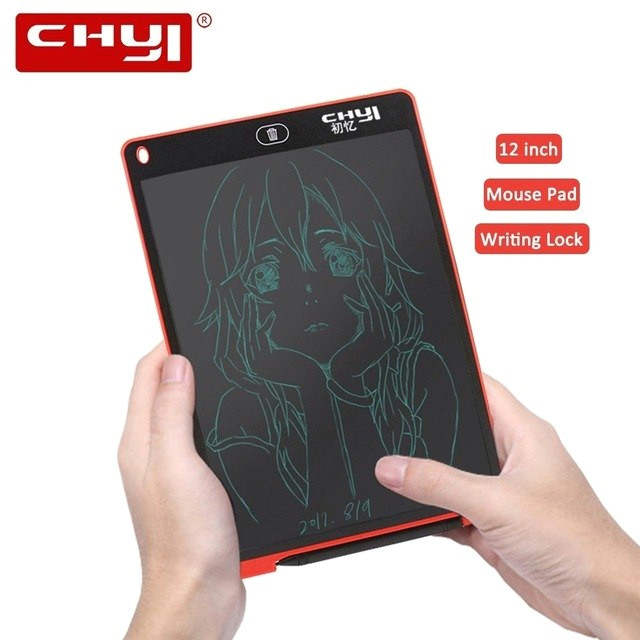 Drawing 5.0 Chyi 12 Inch Lcd Digital Wrting Tablet Drawing Board 5 Colors