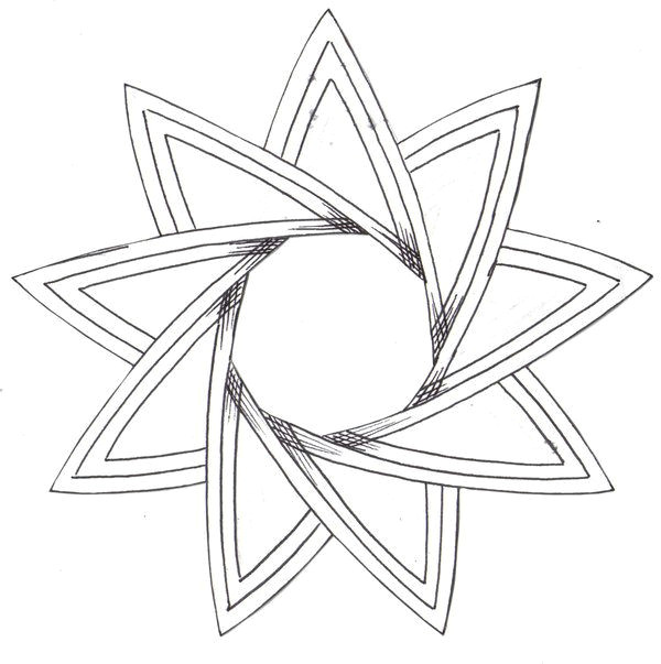 Drawing 5 Point Star 9 Sided Star Nine Pointed Star by Raentrieve On Deviantart Nine