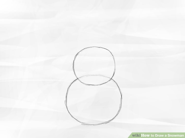 Drawing 6 Lines How to Draw A Snowman 8 Steps with Pictures Wikihow