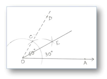 Drawing 60 Degree Angle Compass Construction Of Angles by Using Compass Construction Of Angles