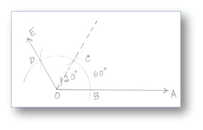 Drawing 60 Degree Angle Compass Construction Of Angles by Using Compass Construction Of Angles