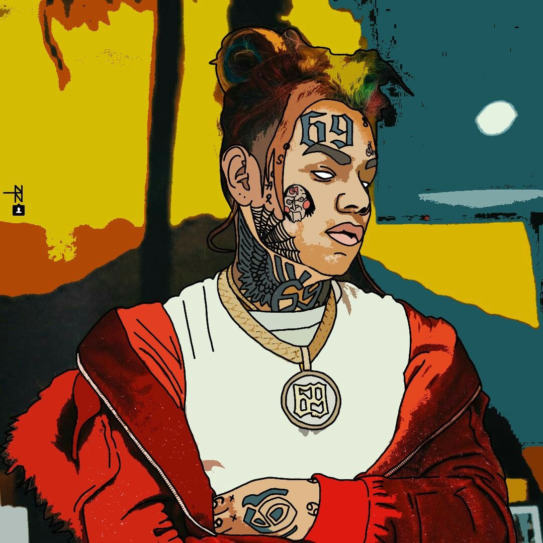 Drawing 6ix9ine 6ix9ine Hintergrund In 2019 Hintergrundbilder Hintergrunde Und