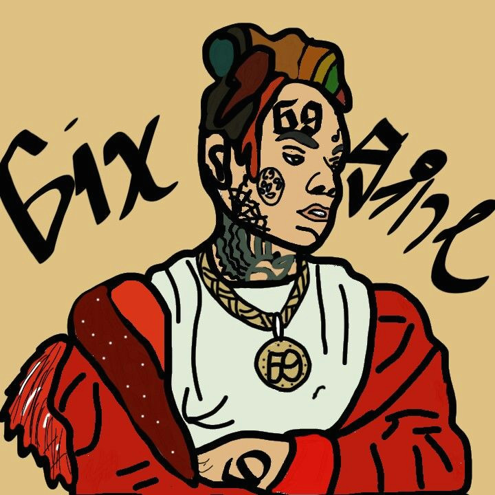 Drawing 6ix9ine 6ix9ine Tekashi69 Follow On Instagram Tentacin Drawing Sk Rap