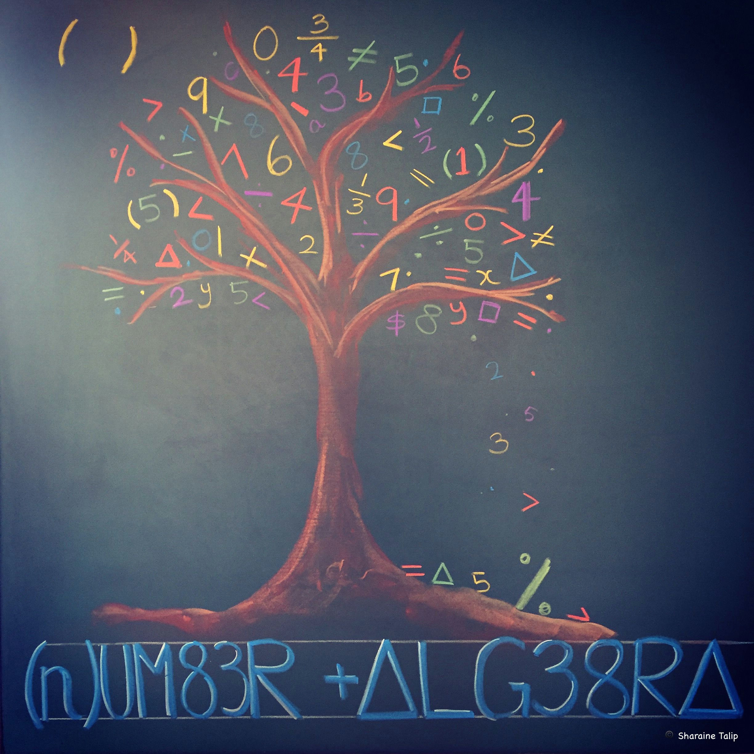 Drawing 6th Class Number Algebra Main Lesson Chalkboard Drawing 6th Grade