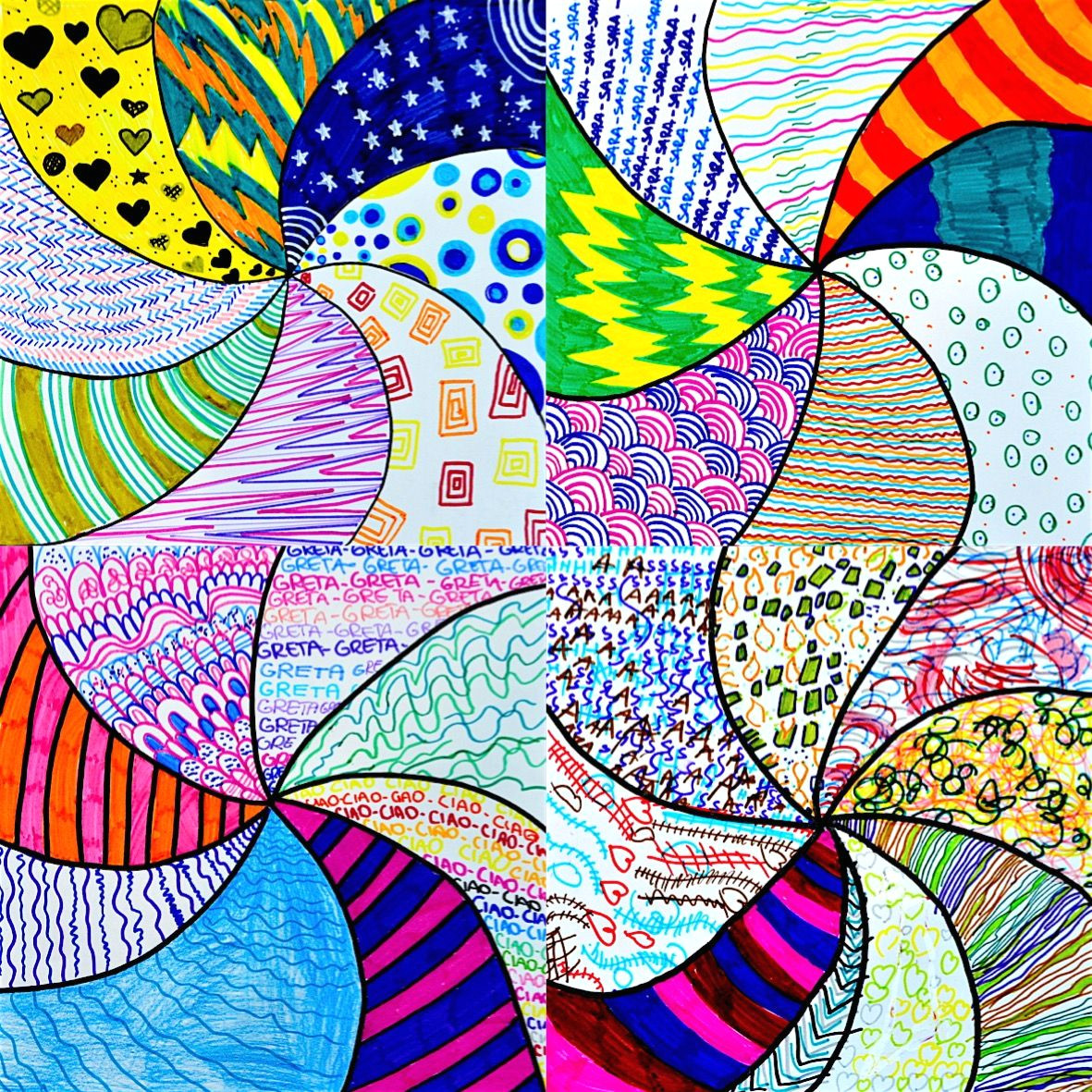 Drawing 6th Class Vortex Of Textures Pinterest Drawings